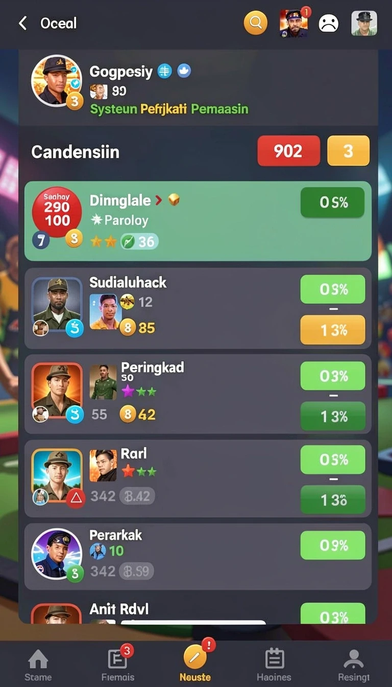 Tampilan Aplikasi komedi77 Resmi dan Terpercaya di Android