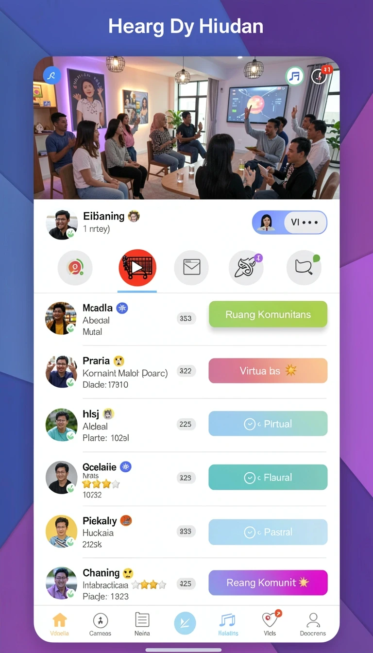 Tampilan Aplikasi komedi77 Resmi dan Terpercaya di Android